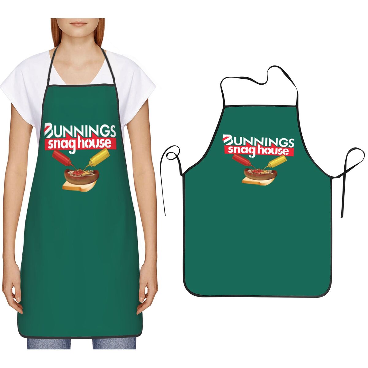 Camping Cooking Apron - Bunnings Snaghouse Tabliers Chef Cuisine Cuisson