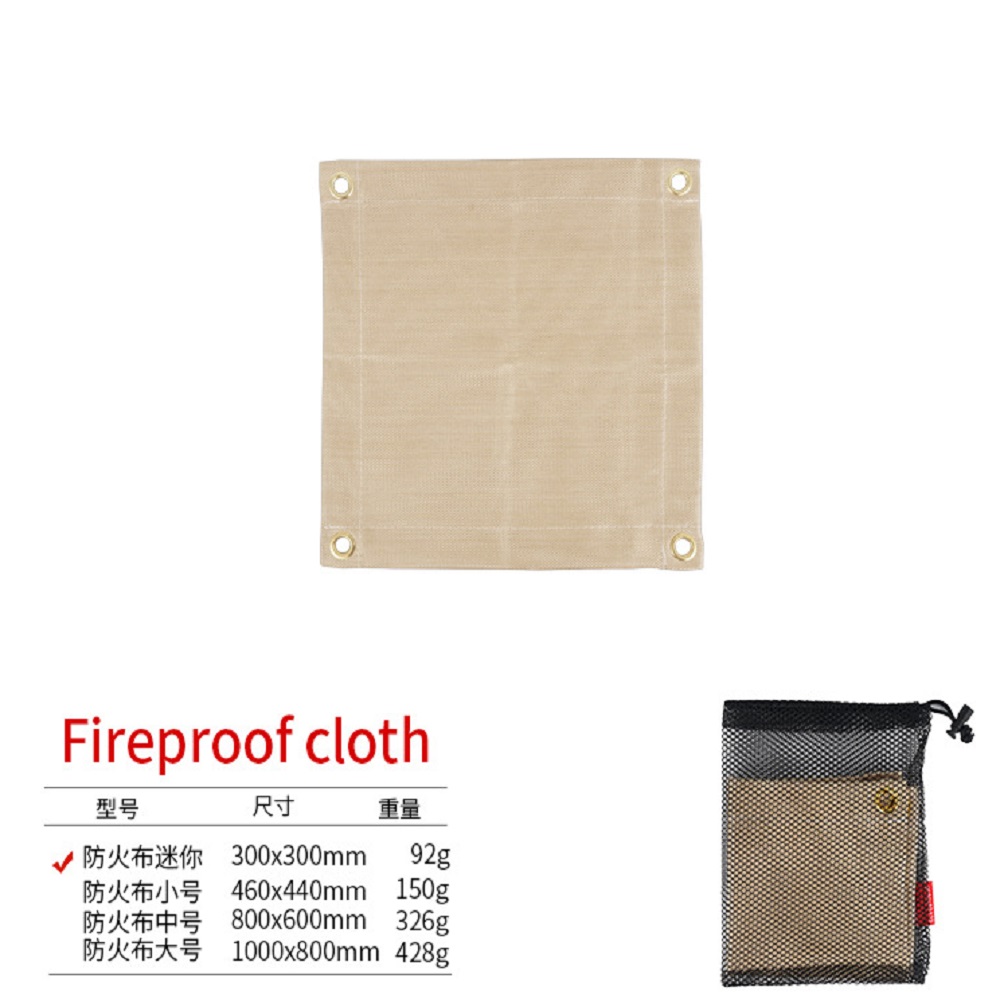 Camping Cooking Mat - Tapis en tissu ignifuge en fibre