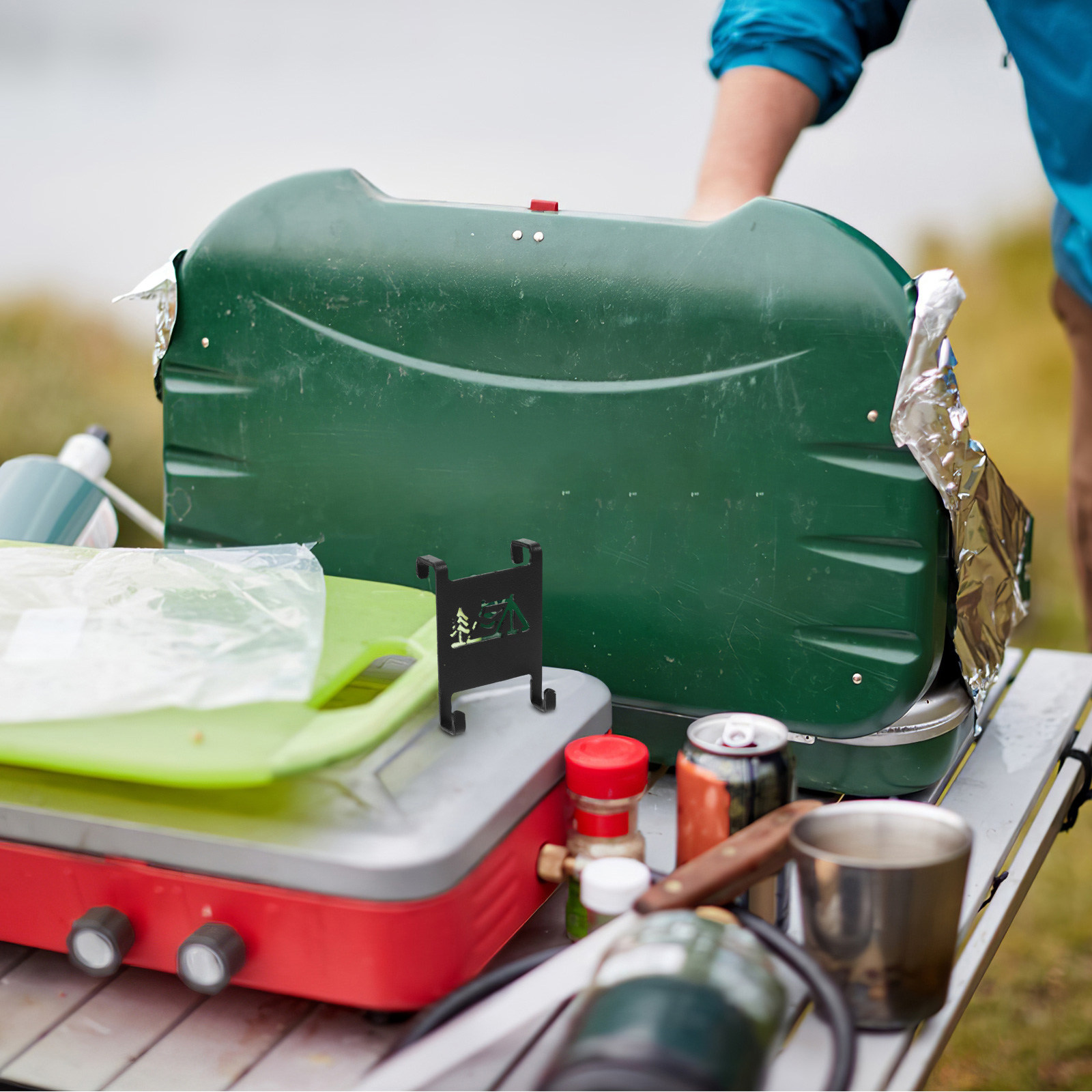Camping Cooking Canister - Support de fixation robuste pour table