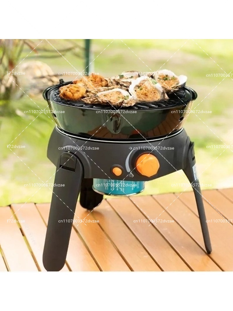 Camping Cooking Gear - Réchaud à gaz multifonctionnel d'extérieur, barbecue