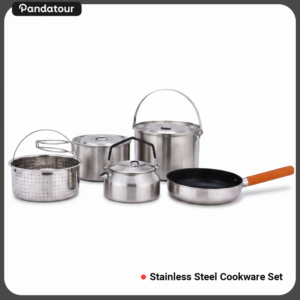 Camping Cooking Gear - Ensemble de cuisine Pandatour pour camping