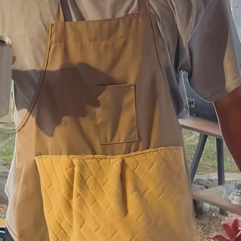 Camping Cooking Apron - Tablier de cuisine amusant pour chef,