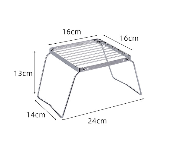 Camping Cooking Gear - Support de cuisinière extérieur en acier