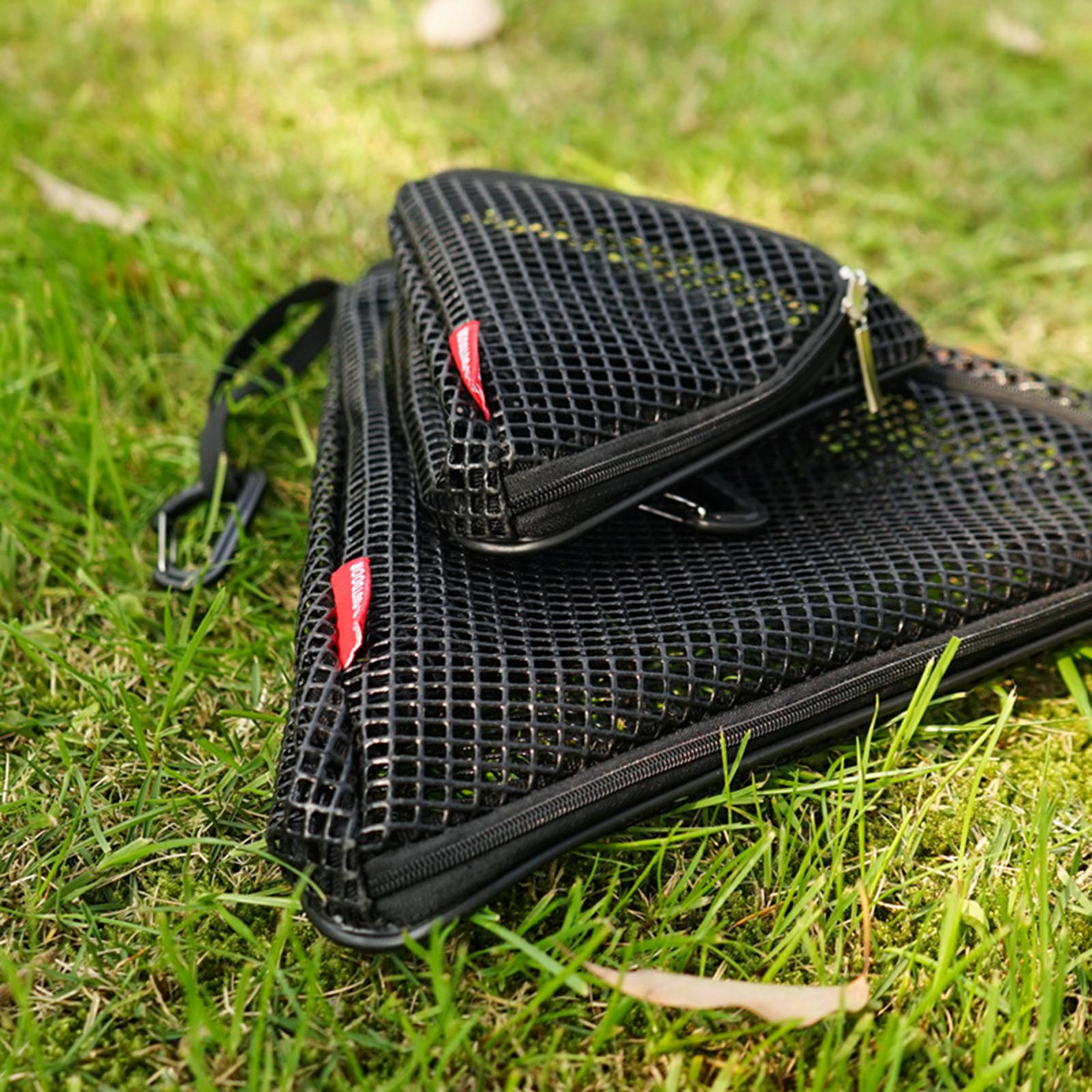 Camping Cooking Vegetables - Égouttoir suspendu en maille PVC pliable