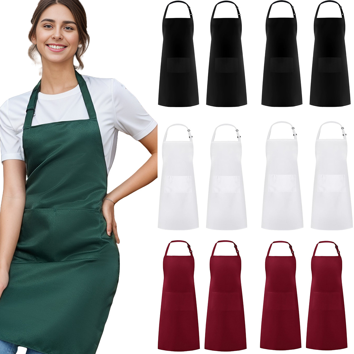 Camping Cooking Apron - Ensemble de 2 pièces ; Tablier