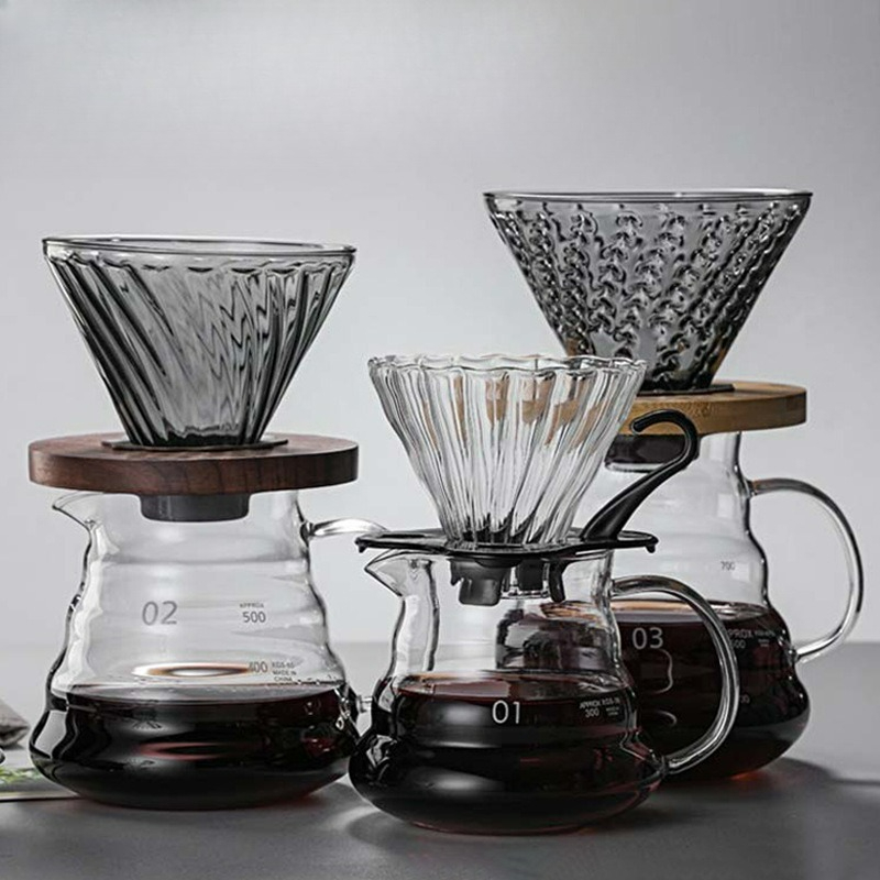 Camping Cooking Gear - Ensemble de cafetière en verre Borosilicate