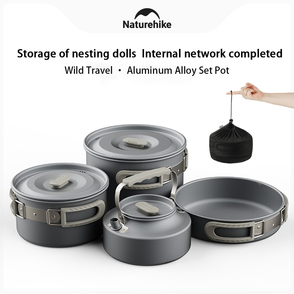 Camping Cooking Pot - Natureifa-ensemble de casseroles d'extérieur, équipement de