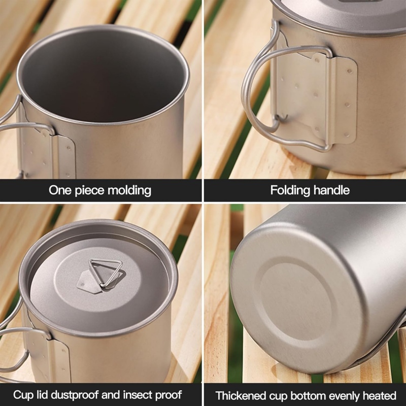 Tasse de camping en titane ave - Camping Cooking Pack avis et prix