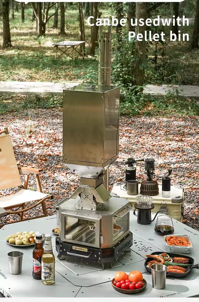Poêle à bois portable HOMFUL p - Camping Cooking Pack avis et prix