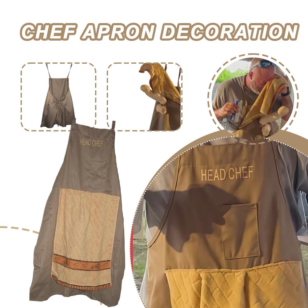 Tablier de cuisine créatif pou - Camping Cooking Apron avis et prix