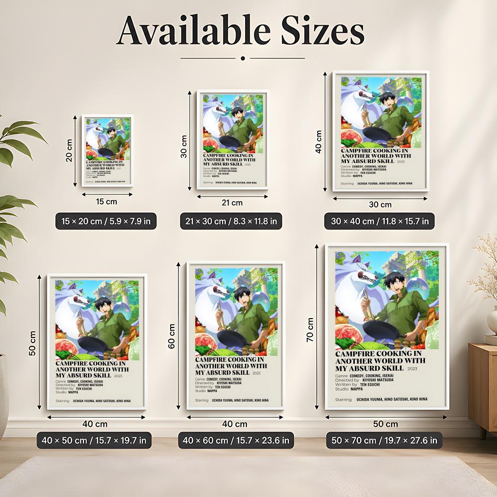 Poster « Campfire Cooking in A - Campfire Cooking In Another World avis et prix