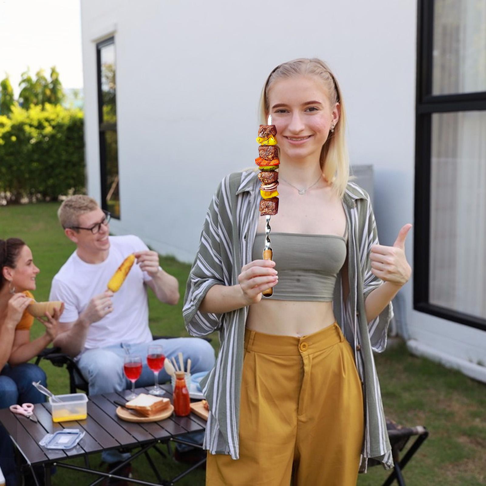 Brochettes de barbecue en méta - Camping Cooking Vegetables avis et prix