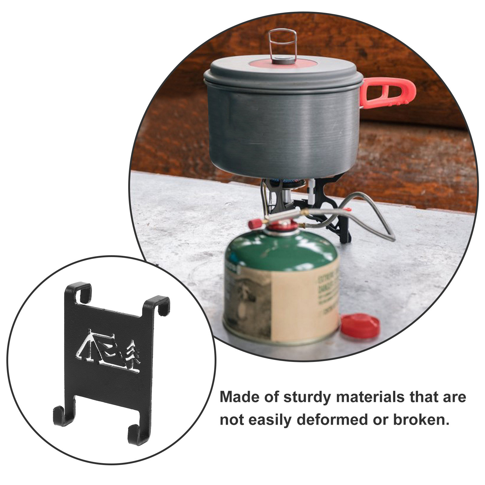 Support de fixation robuste po - Camping Cooking Canister avis et prix