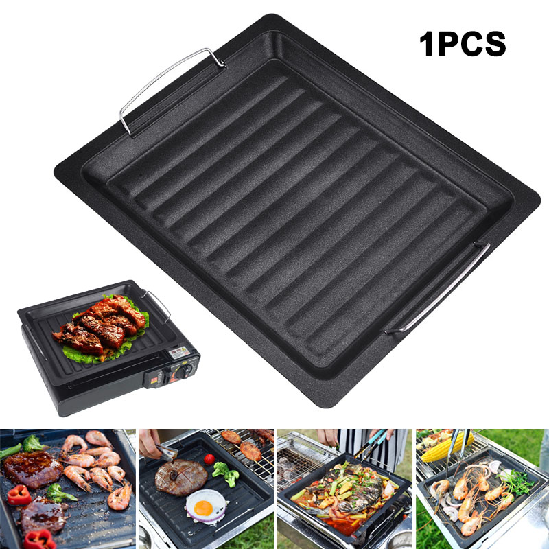 Poêle à griller carrée épaisse - Camping Cooking Pot avis et prix