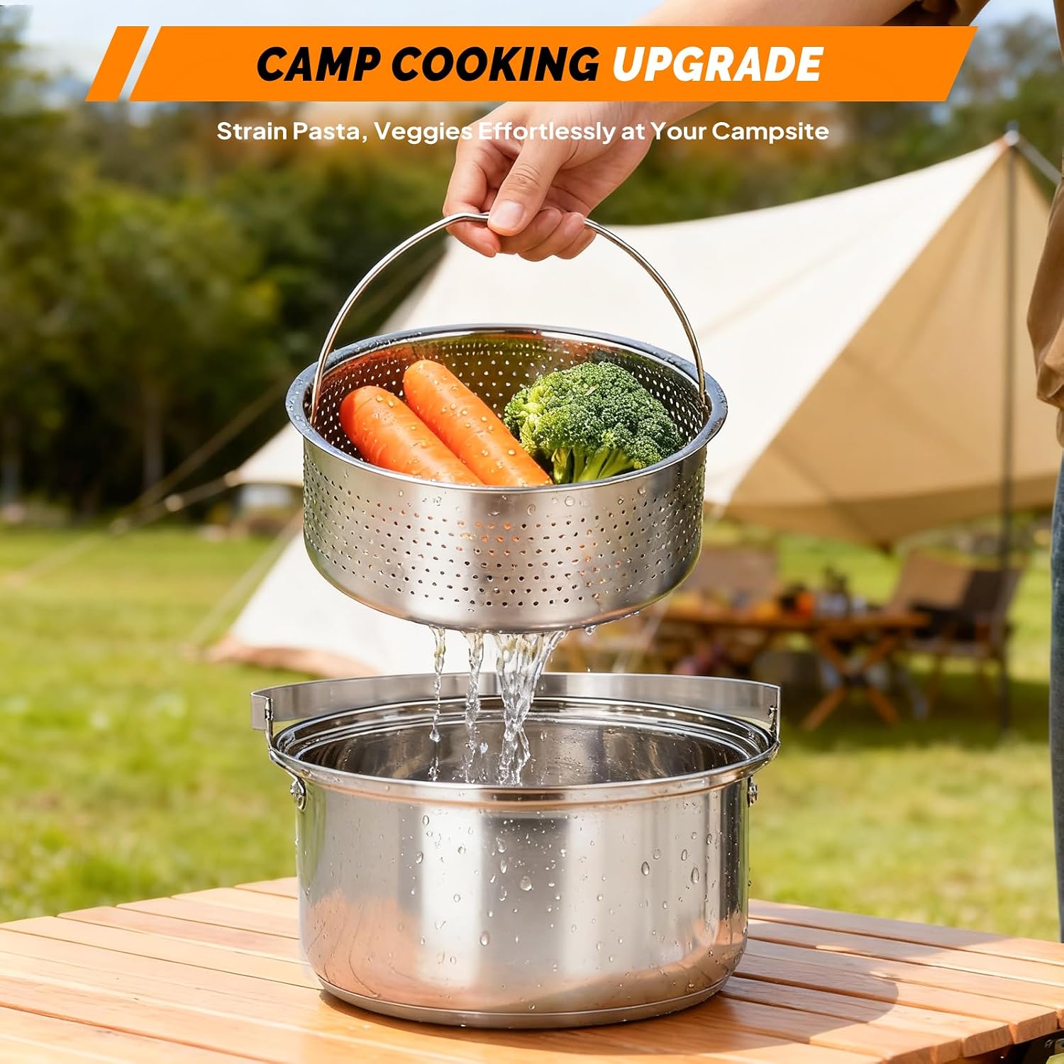 Ensemble de 6 ustensiles de cu - Camping Cooking Bag avis et prix