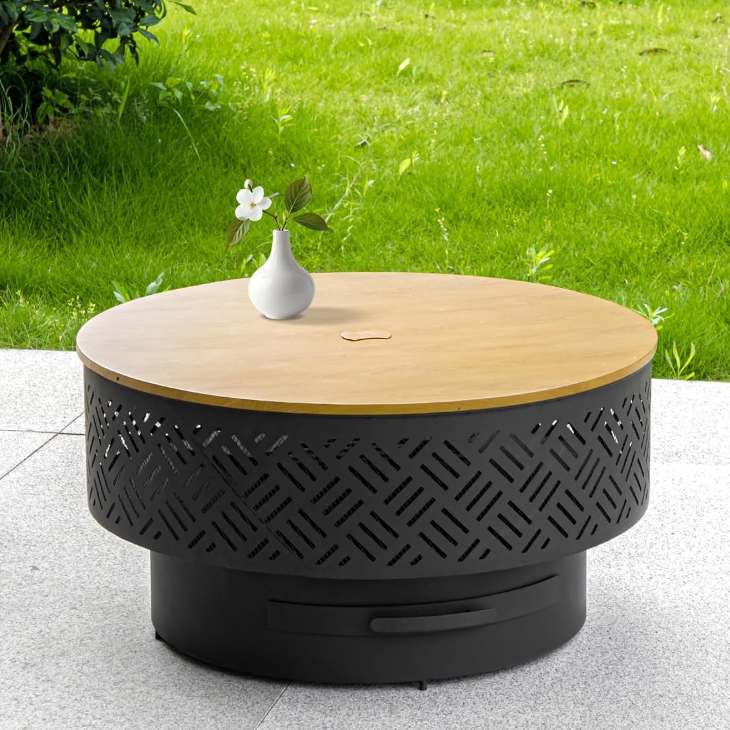 Table de foyer ronde en métal  - Camping Cooking Pack avis et prix