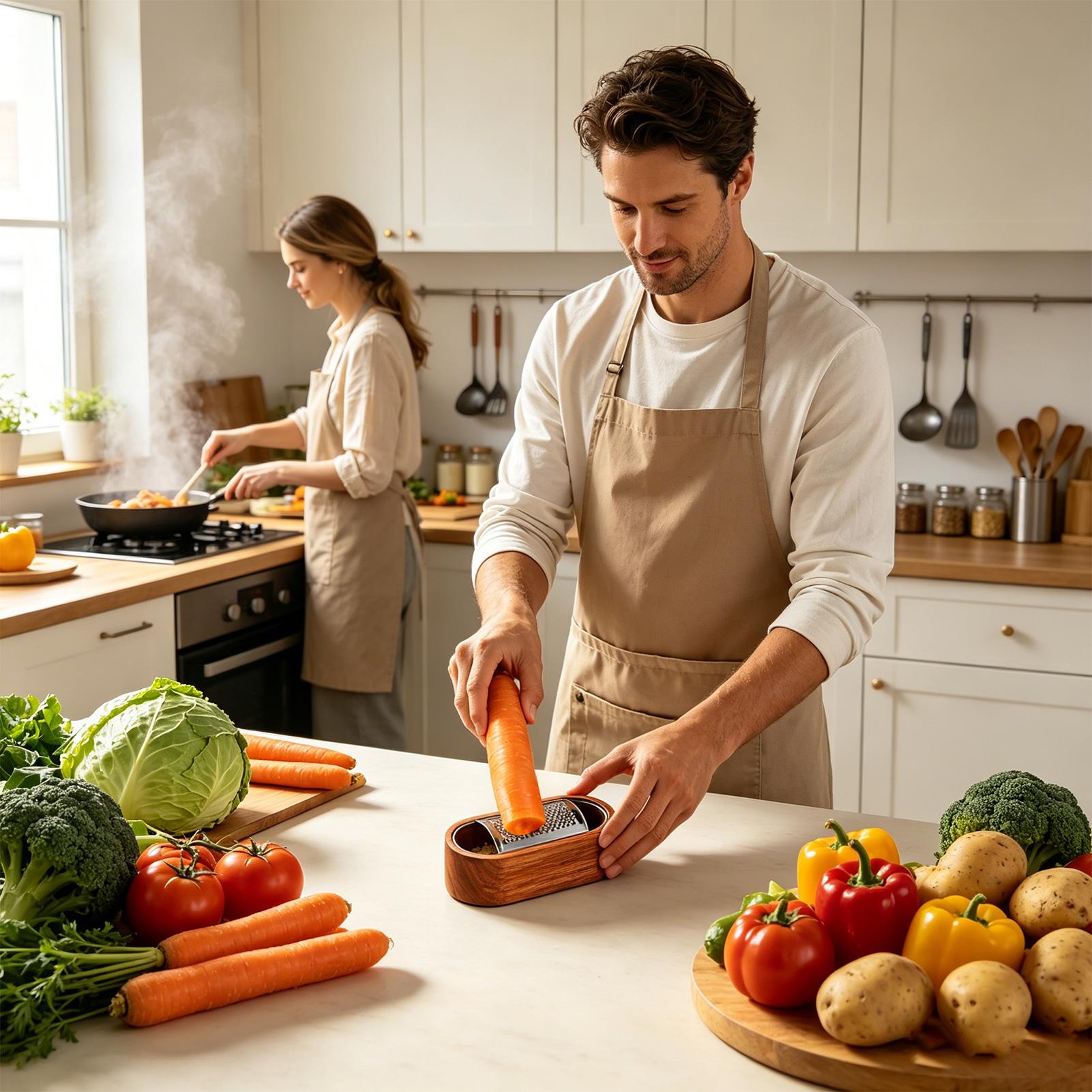 Râpe à fromage avec récipient  - Camping Cooking Vegetables avis et prix