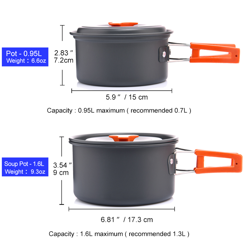 Widesea Camping ensemble d'ust - Camping Cooking Pack avis et prix