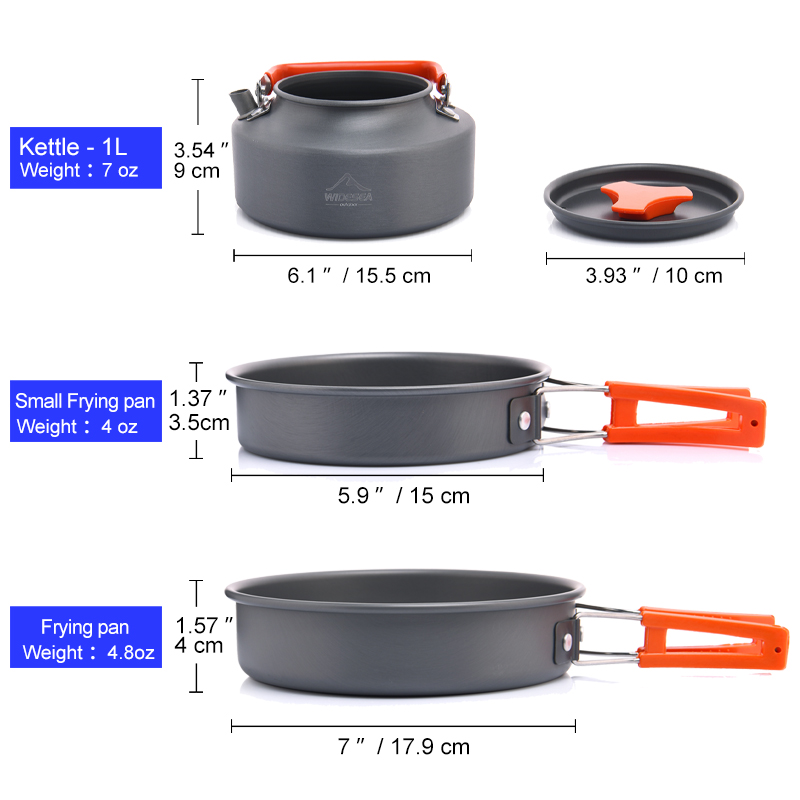 Widesea Camping ensemble d'ust - Camping Cooking Pack avis et prix