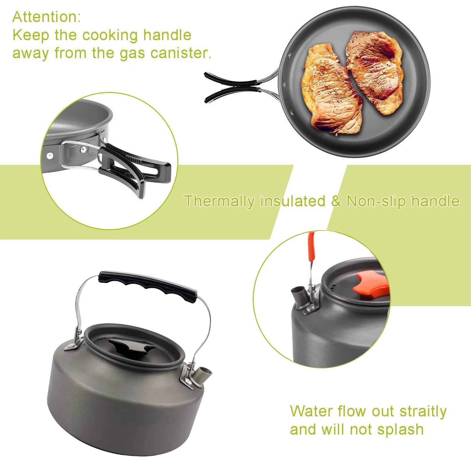 Ensemble de cuisine de camping - Camping Cooking Set Non Stick avis et prix