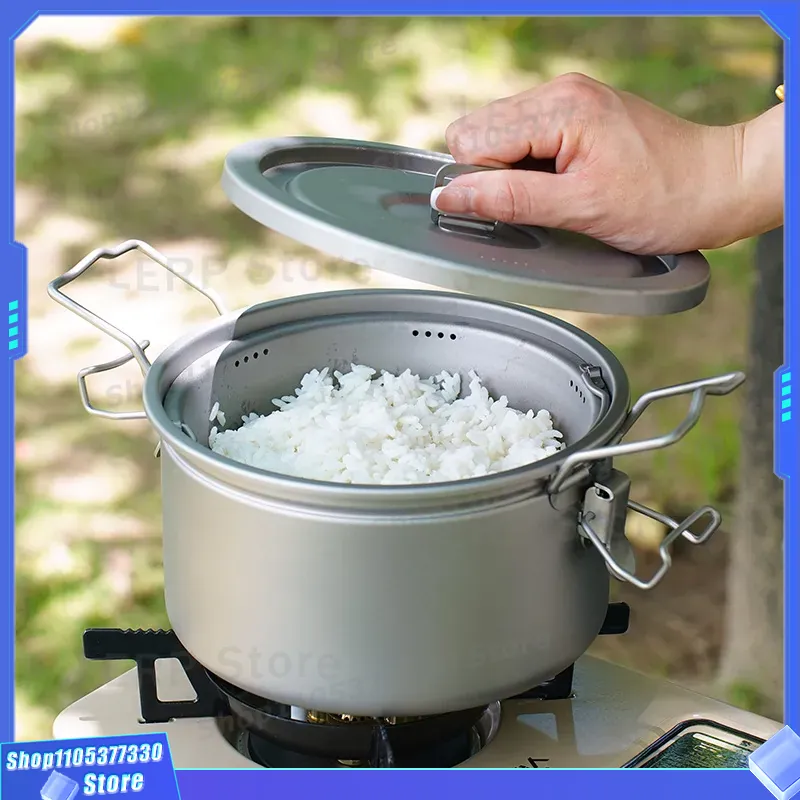 Casserole de camping en titane - Camping Cooking Vessel avis et prix