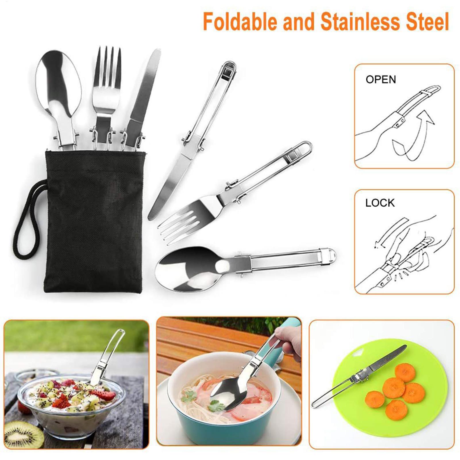Ensemble de cuisine de sac à d - Camping Cooking Set Non Stick avis et prix