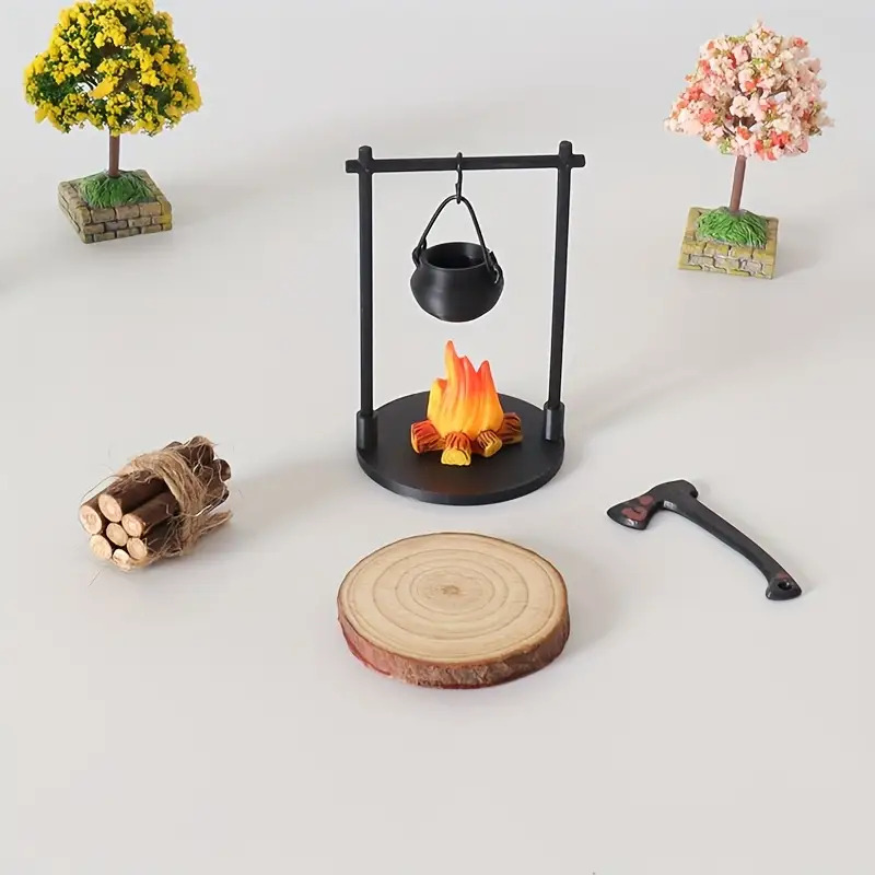 Mini poêle suspendu pour feu d - Camping Cooking Gear avis et prix