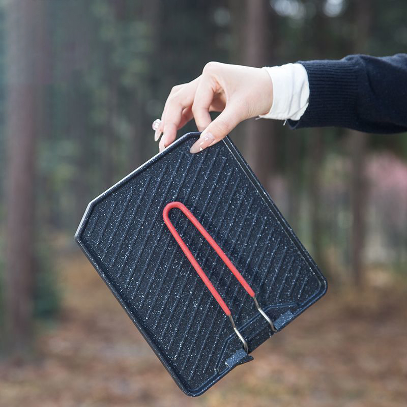 Poêle à barbecue de camping en - Camping Cooking Set Non Stick avis et prix