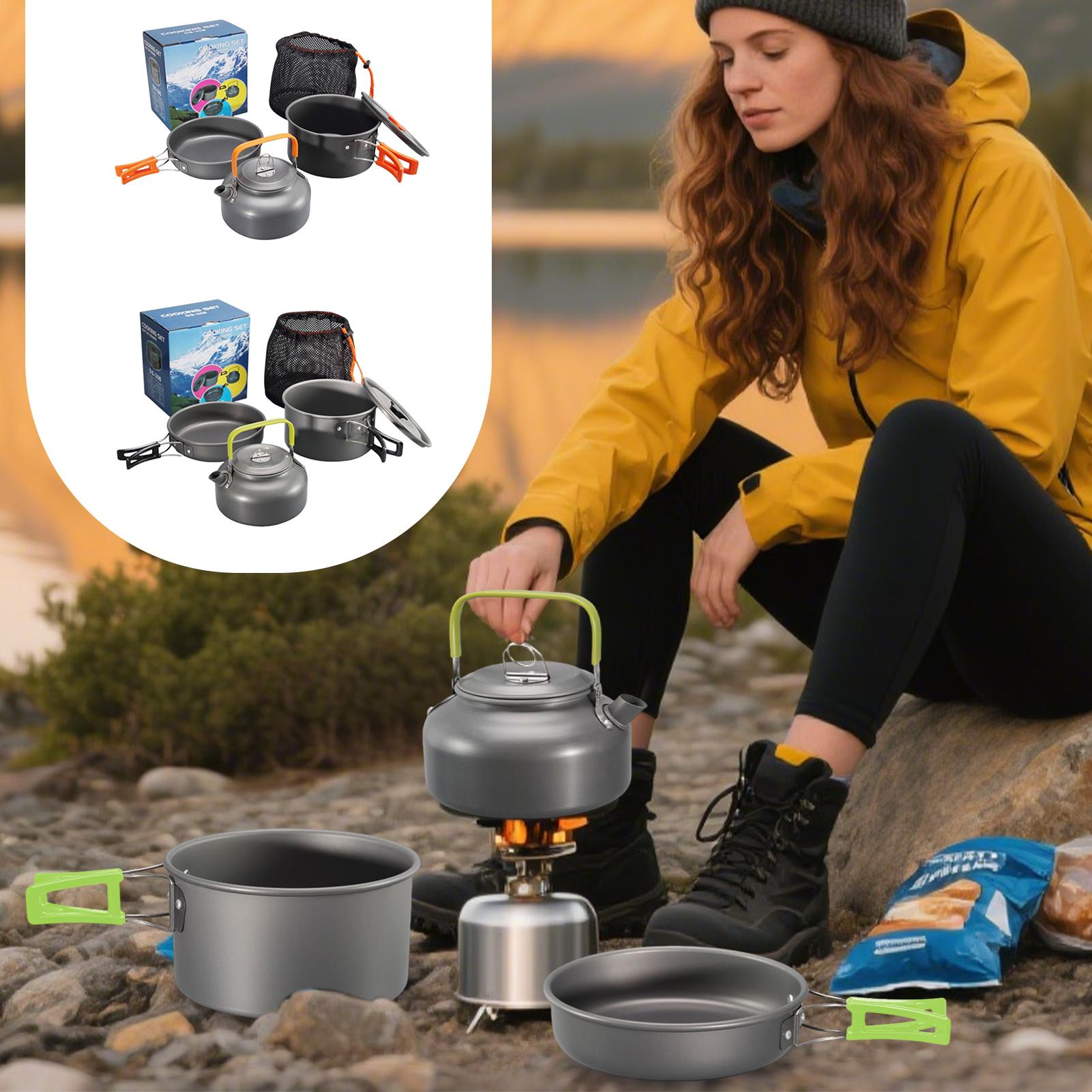 Ustensiles de cuisine de Campi - Camping Cooking Set Non Stick avis et prix