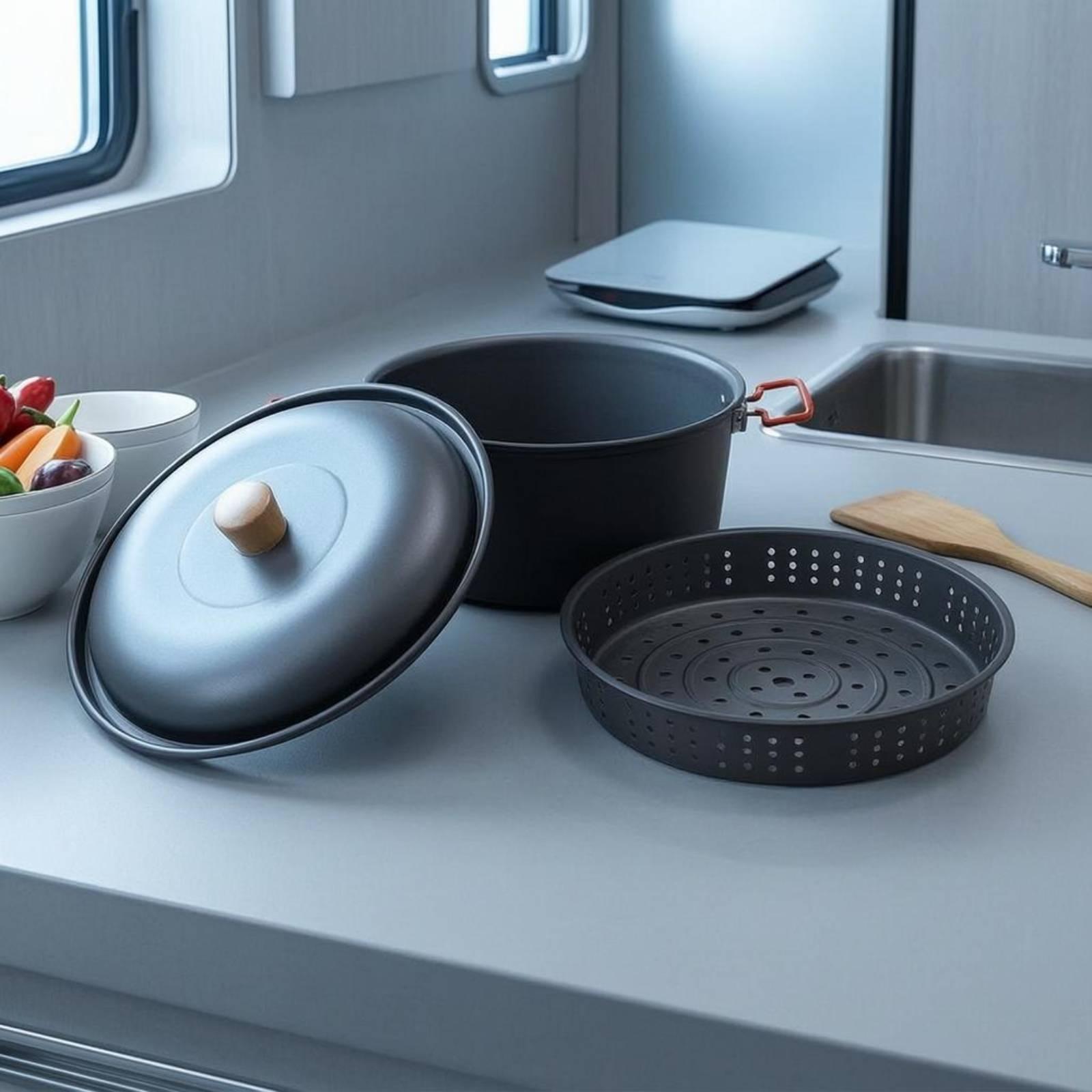 Marmite de cuisson portable en - Camping Cooking Vessel avis et prix