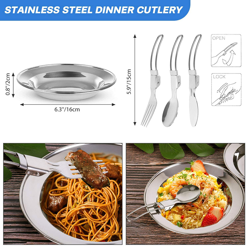 1 Ensemble de cuisine de campi - Camping Cooking Set Non Stick avis et prix