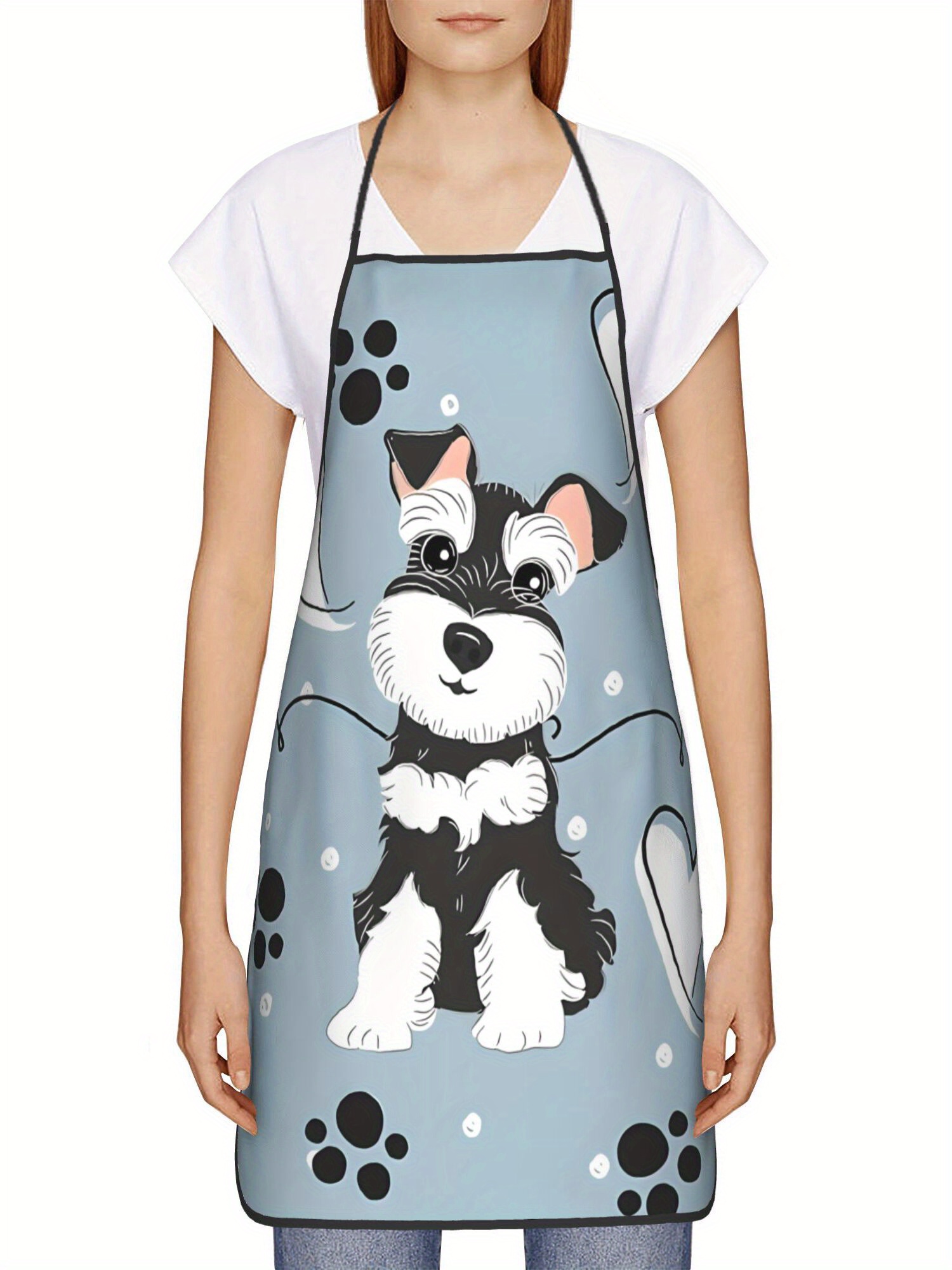 Tablier amusant imprimé Schnau - Camping Cooking Apron avis et prix