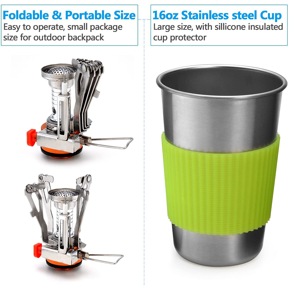 Kit d'ustensiles de cuisine de - Camping Cooking Pack avis et prix